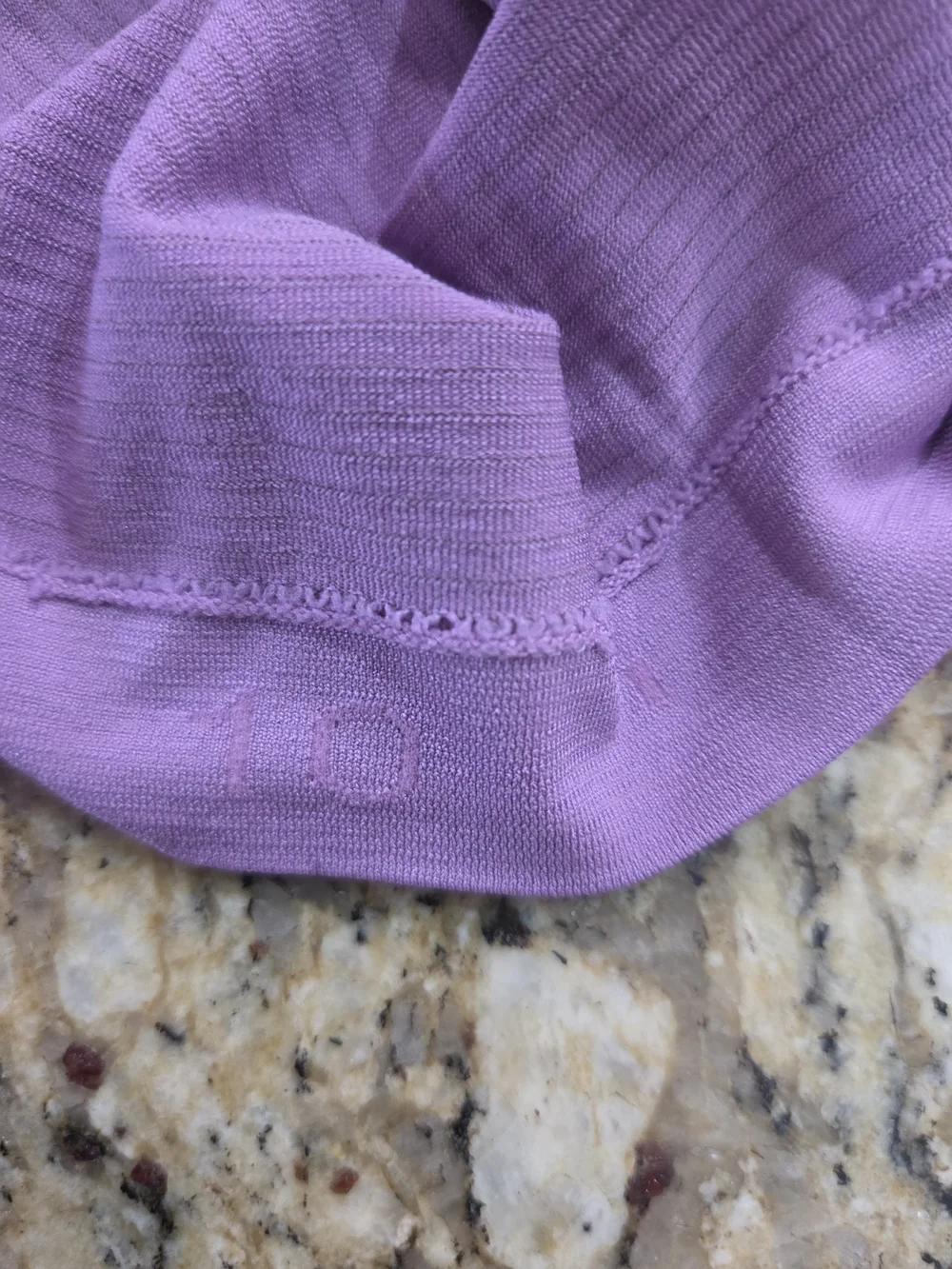 Lululemon Lavender Swiftly Active Tee with Reflective Logo